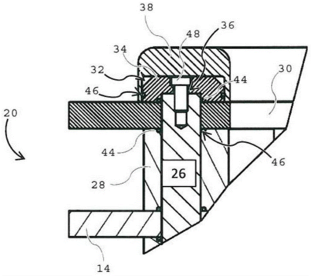 Wear protection assembly for an agitator mill