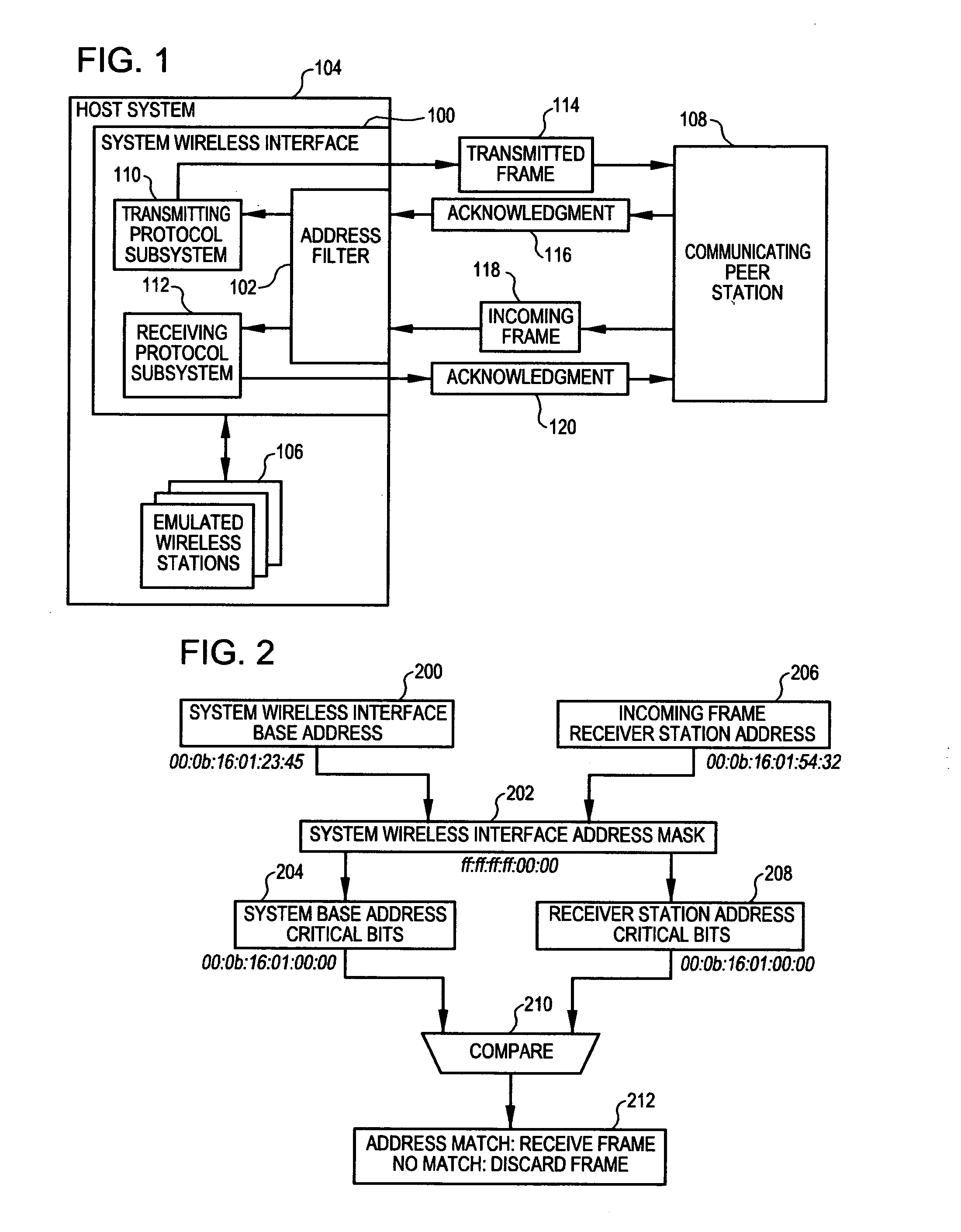 Wireless network load generator address mask manipulation