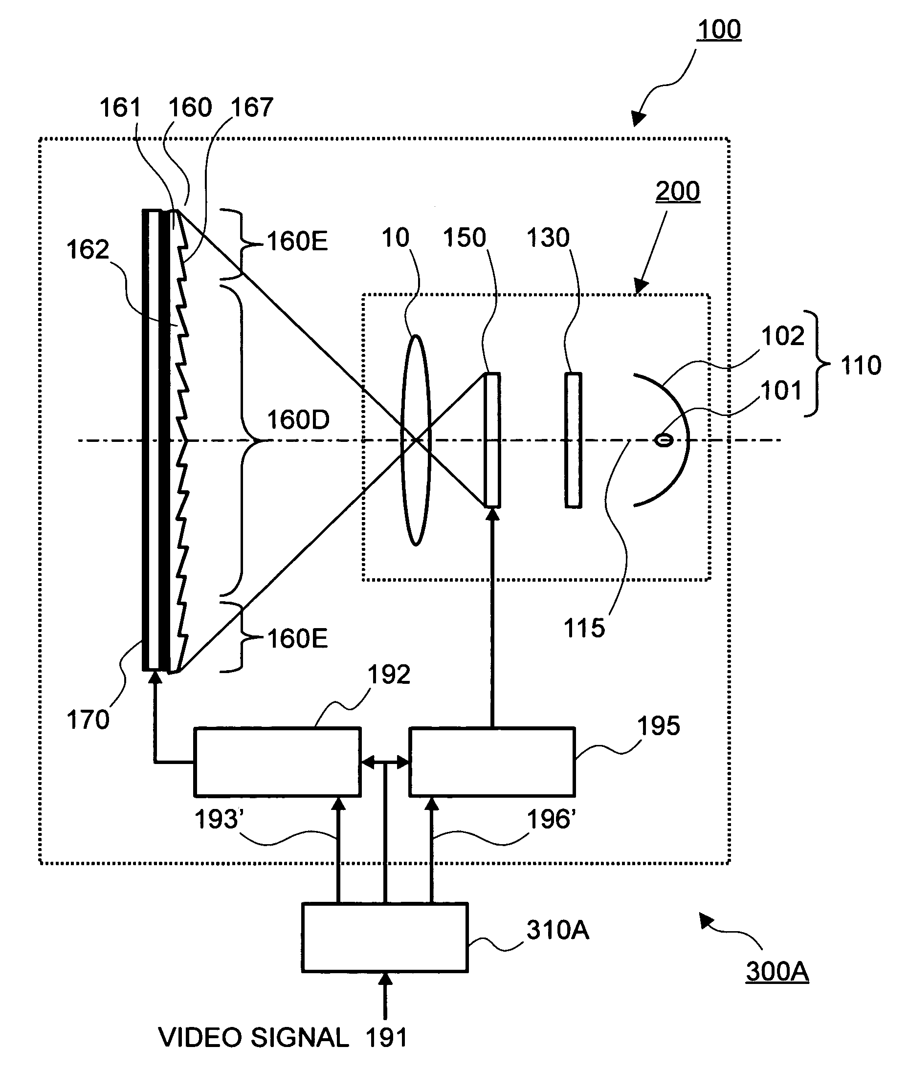 Imaging displaying apparatus and 3-D image displaying apparatus applying the same therein