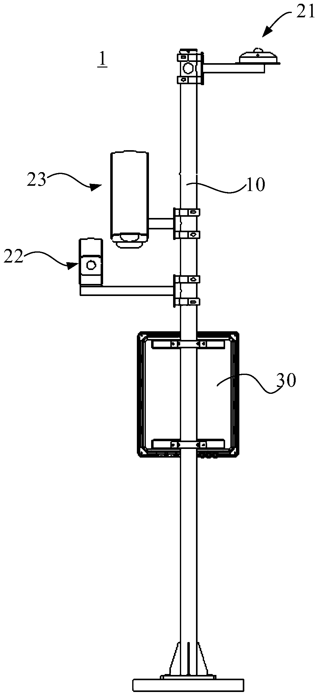 Meteorological observation device and system