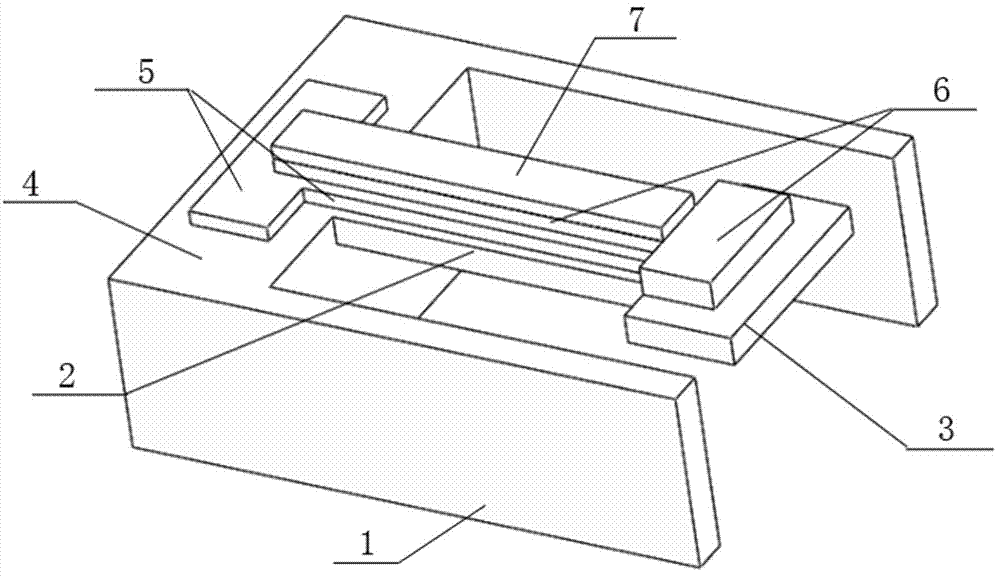 Cantilever beam type membrane stress power generation structure