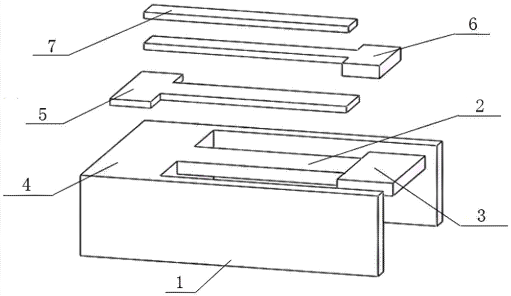 Cantilever beam type membrane stress power generation structure