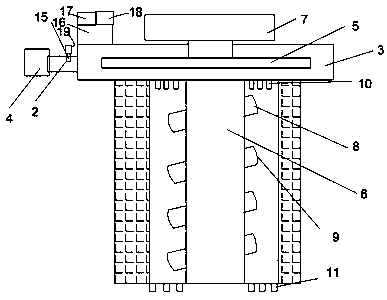 Jet vortex spinning twister and operation method thereof