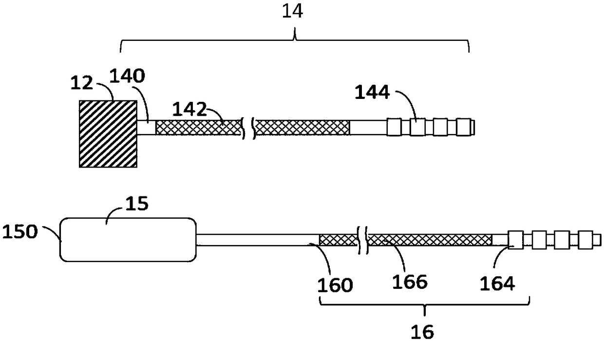 Connecting mechanism of implanted medical apparatus, implanted medical apparatus and connecting method