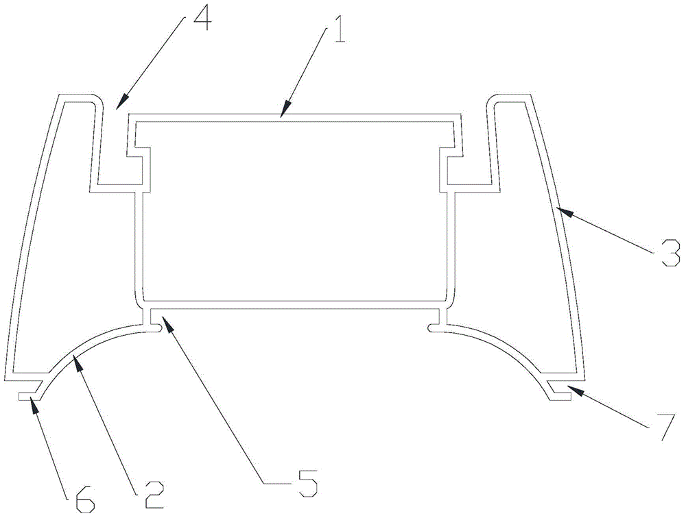 Lamp base of LED (light-emitting diode) lamp