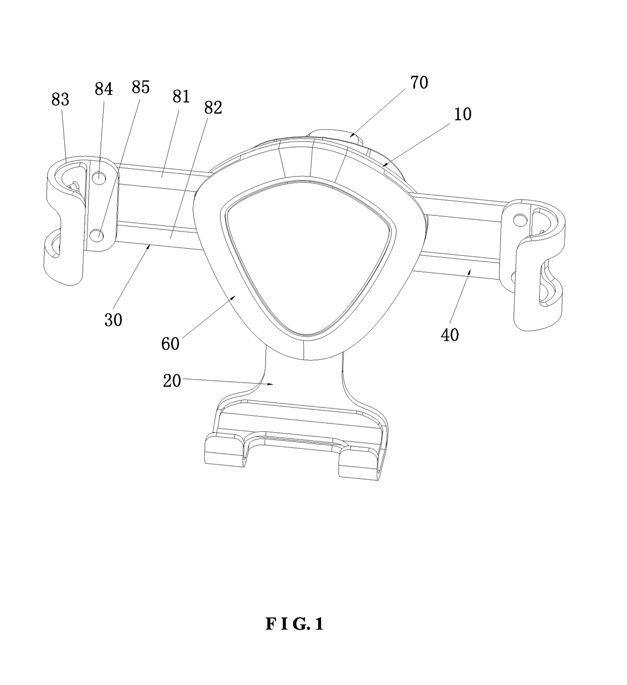 Parallelogram linkage automatic clamping holder