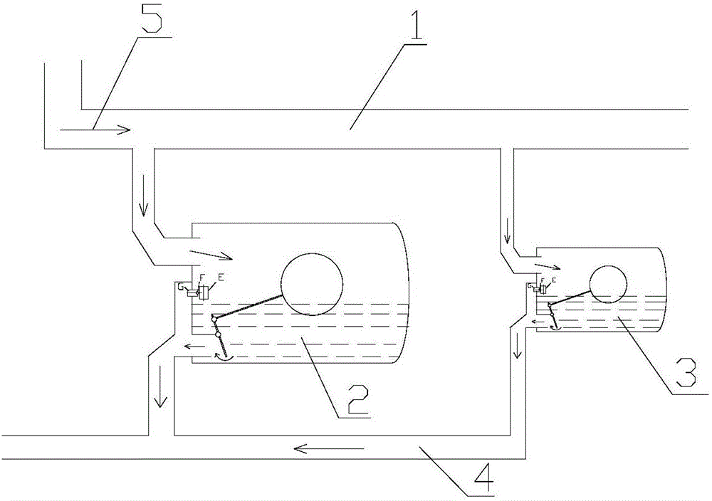 Condensed Water Discharge System for Reducing Water Hammer