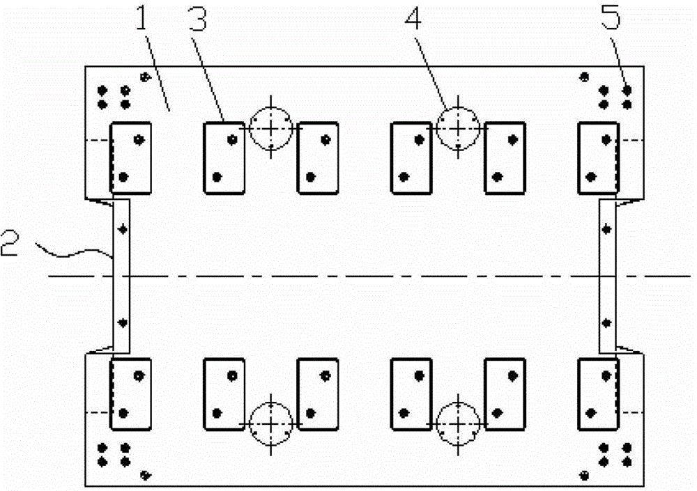 Floating track bed precast slab and construction method for precast slab assembled floating track bed