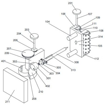 Injection type anesthesia device capable of preventing stress reaction