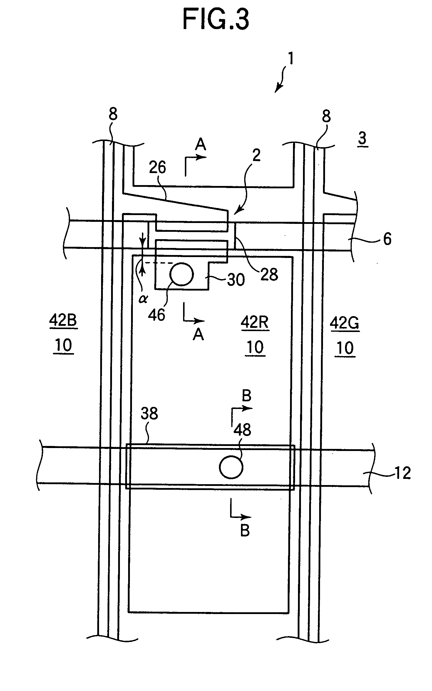 Substrate for use in a liquid crystal display and liquid crystal display using the same