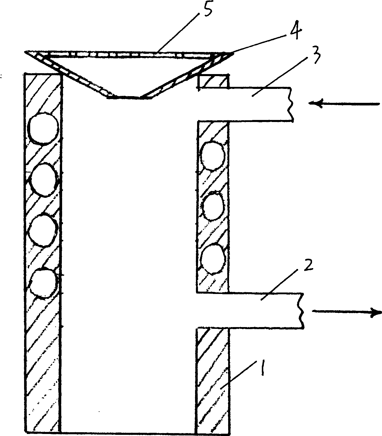 Method for producing high puriy, laminar cast ingot of Nd-Fe-B alloys