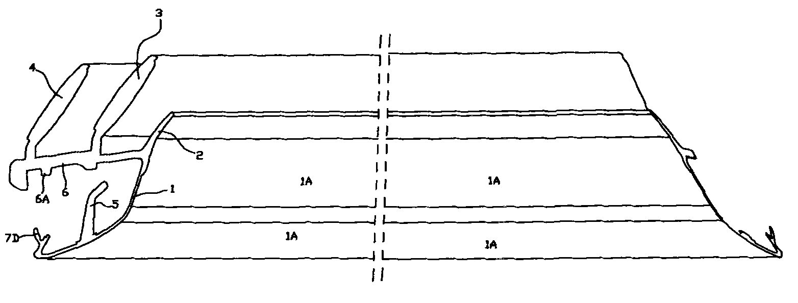 Outer sealing strip for windowsills of automobiles