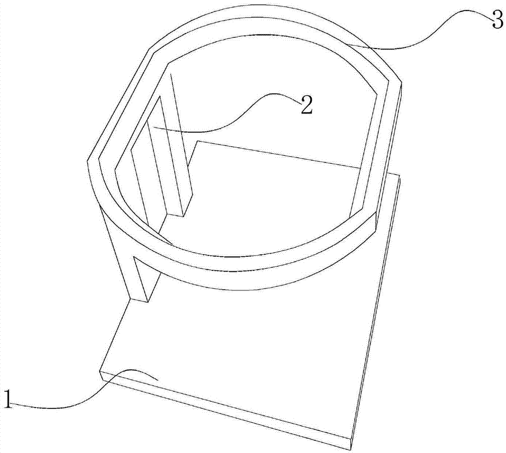 Garbage bag supporting frame structure