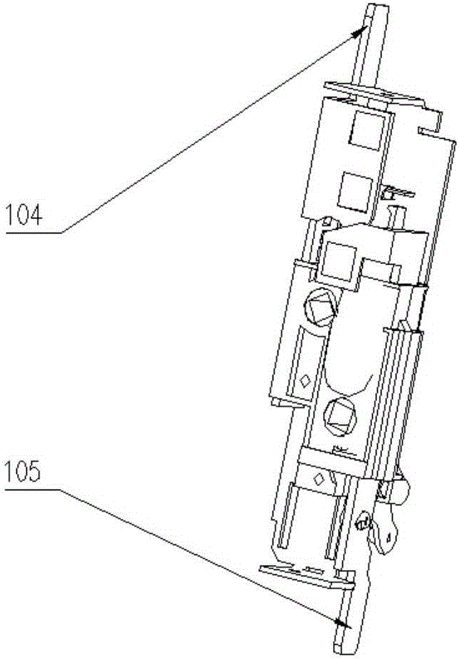 Low-voltage switch cabinet 1/2 drawer unit capable of effectively preventing mis-operation