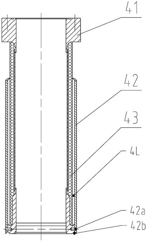 Liquefied natural gas cylinder for vehicle and heavy-duty truck using liquefied natural gas cylinder for vehicle