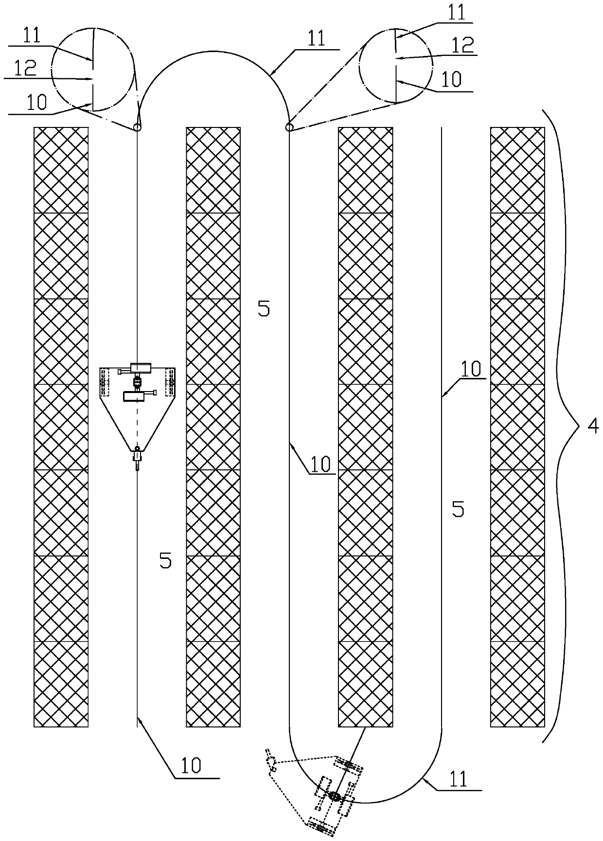 Smart inspection system for chickens raised in cages, and inspection control method of inspection robot thereof