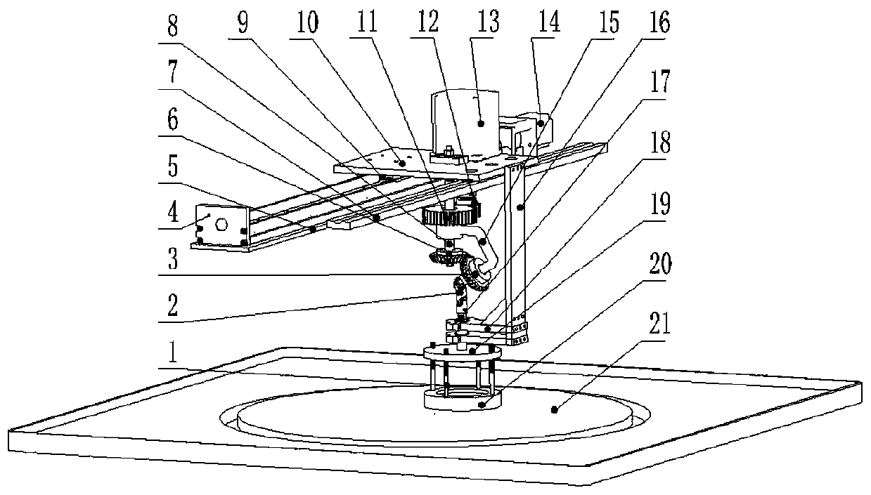 Novel linear motion plane grinding device