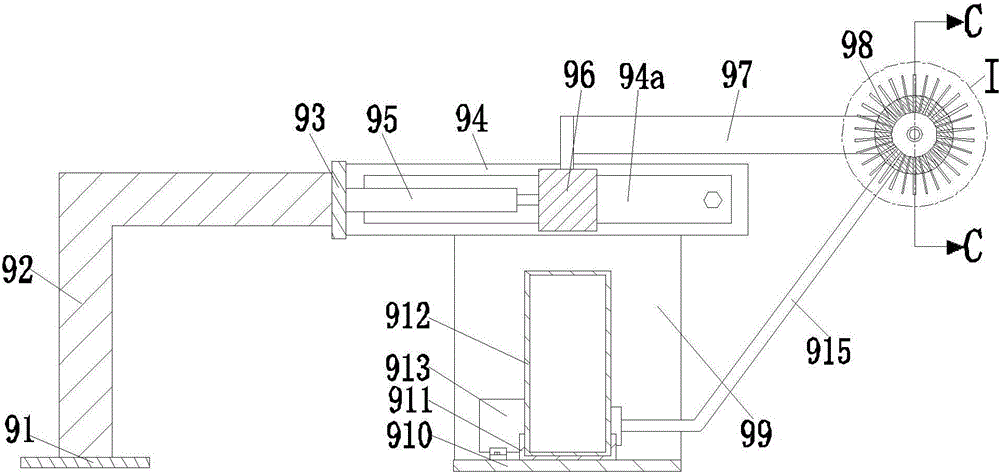 Automatic building wall plastering device based on six-freedom-degree parallel mechanism