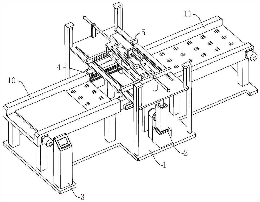 Circuit board glue printing device capable of automatically overturning