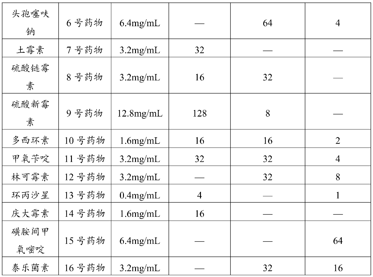 Drug-sensitive kit and preparation method thereof and bacterial drug sensitivity testing method