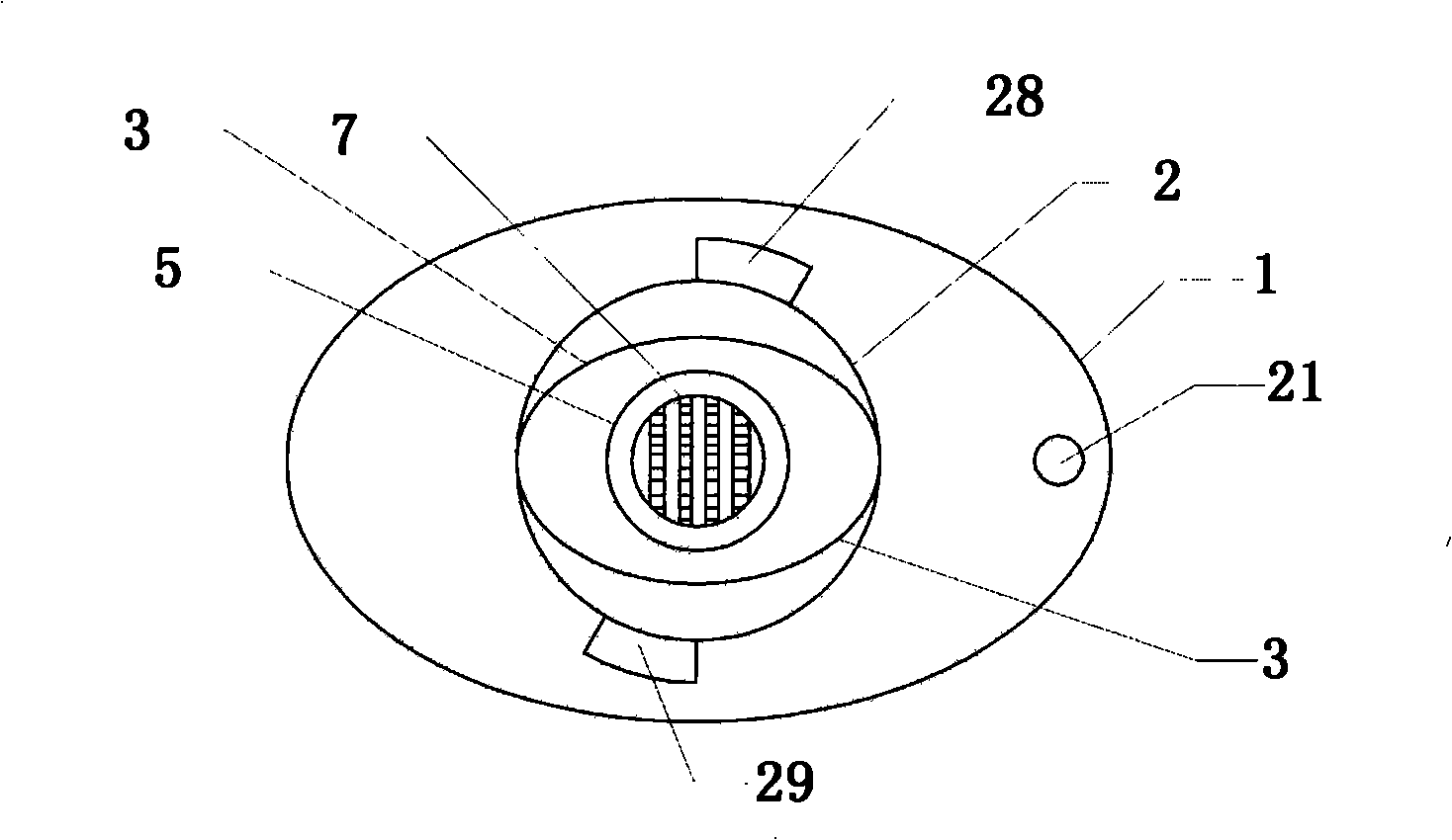 Capsule type inhalation dust cloud agent