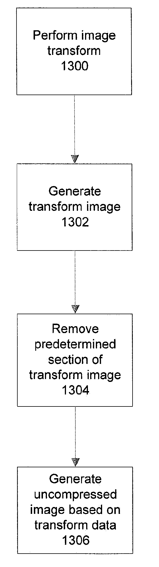 System and method for optical section image line removal