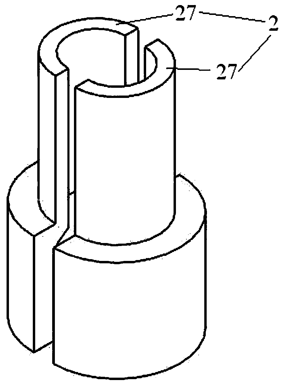 Telescopic hanging lamp embedded assembly