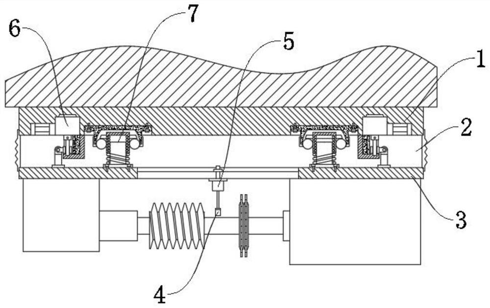 Automatic compensation device for tool of numerical control gear shaving machine