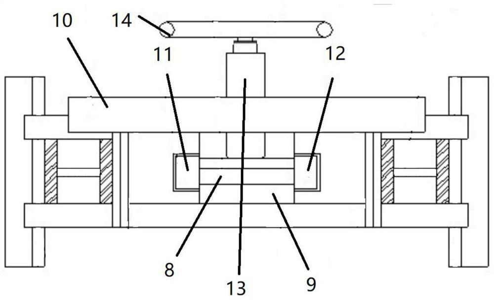 Two-rack reversible rolling device for rolling square and flat steel and steel rolling method thereof