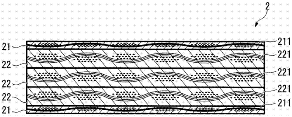 Material for holding item to be polished, and laminate plate using same