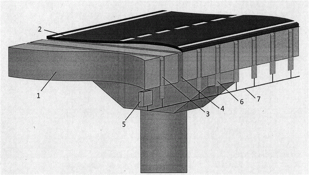 Bridge deck anti-icing device