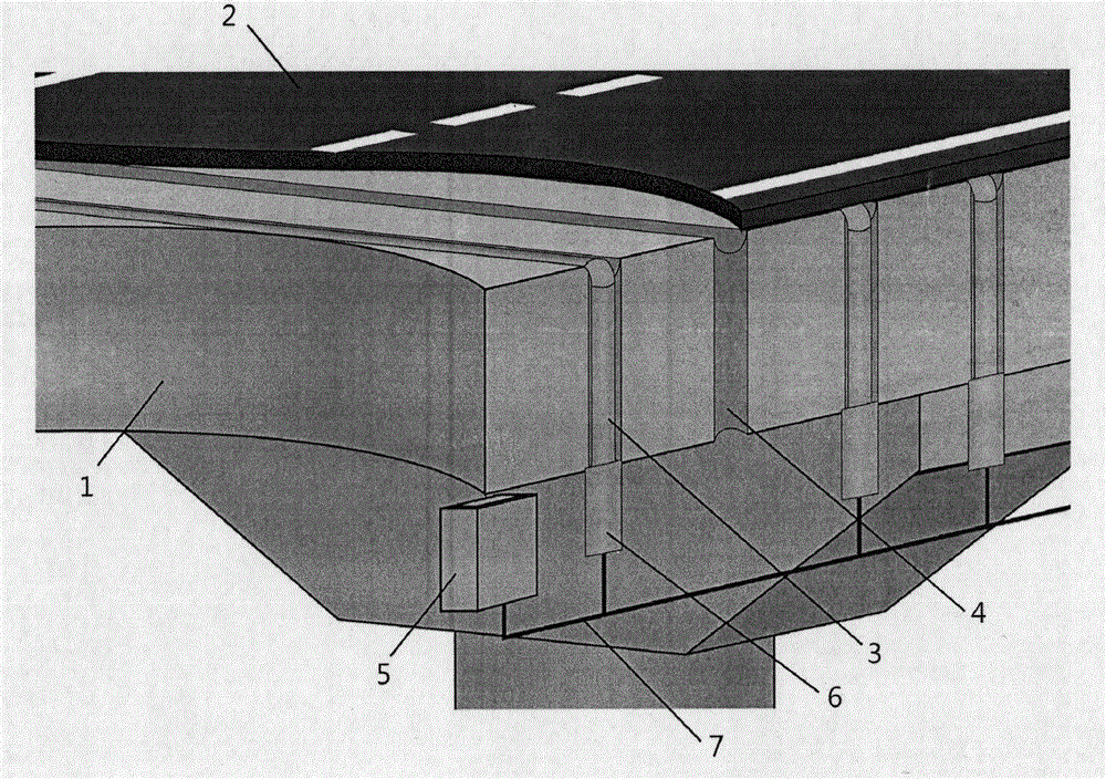 Bridge deck anti-icing device