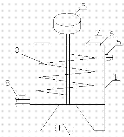 Acid leaching device for silicon materials