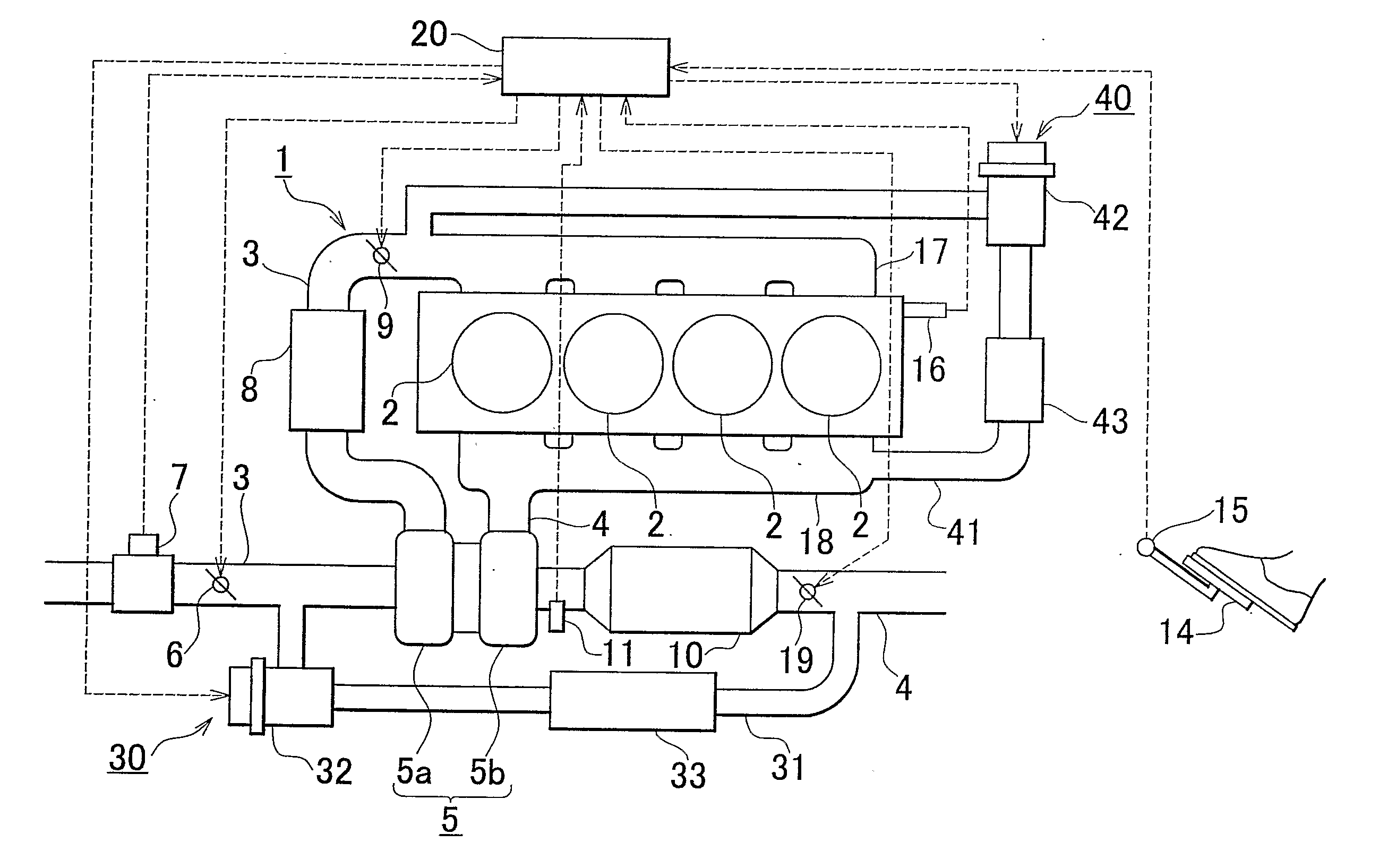 Exhaust gas recirculation system for internal combustion engine and method for controlling the same