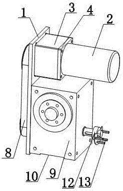 Motor drive type ceramic ring spin-dry device