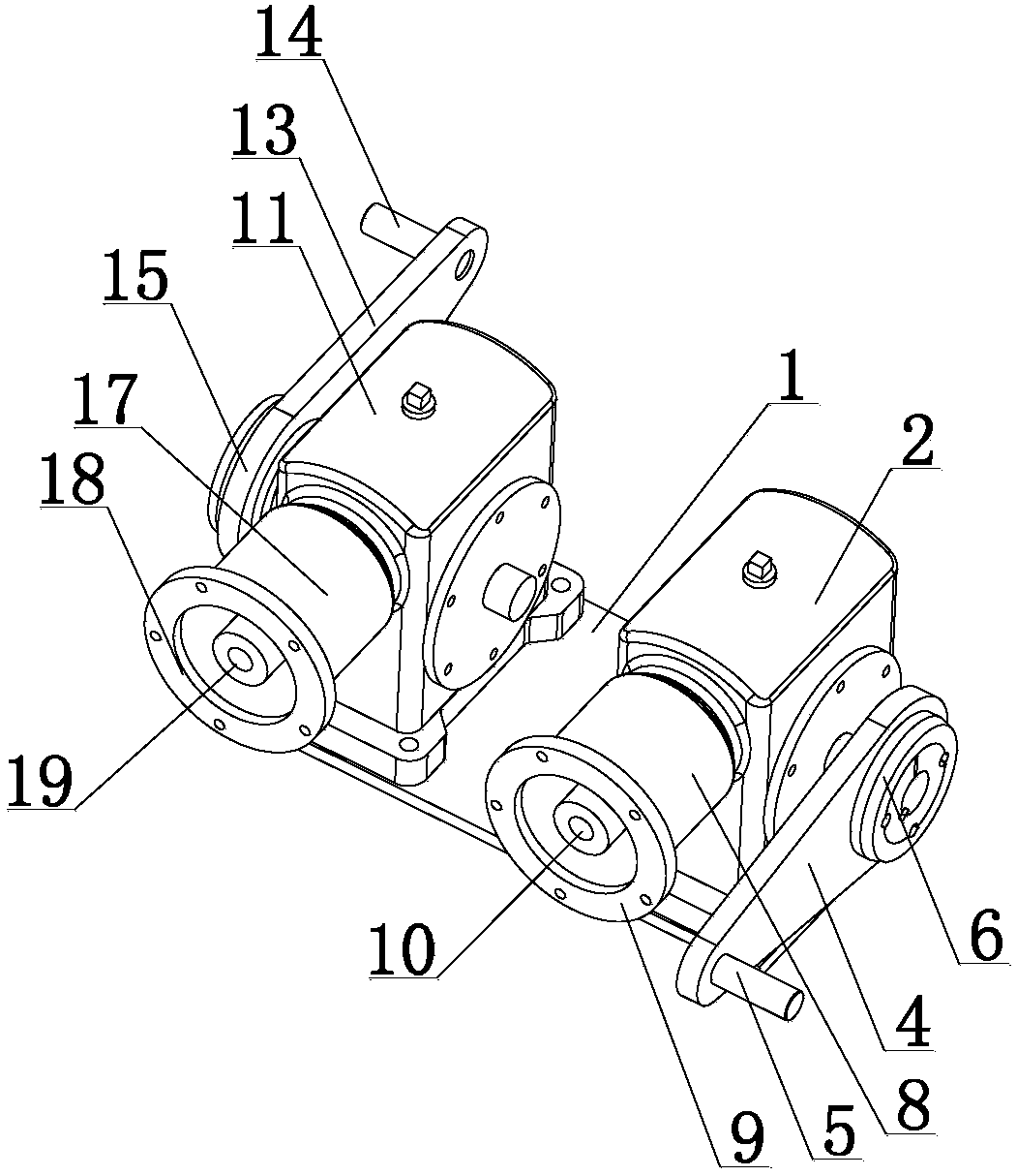 Face milling cutter driving device for rotary cutting of aluminum-plastic pipe