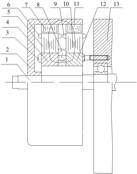 Flywheel type permanent magnet starter generator