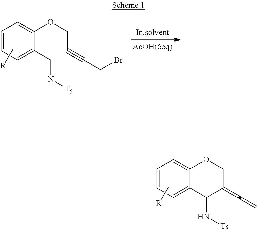 Process for the production of 4-substituted chromanes via gold catalysis