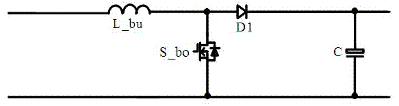 Cascade type buck-boost converter input side current control method