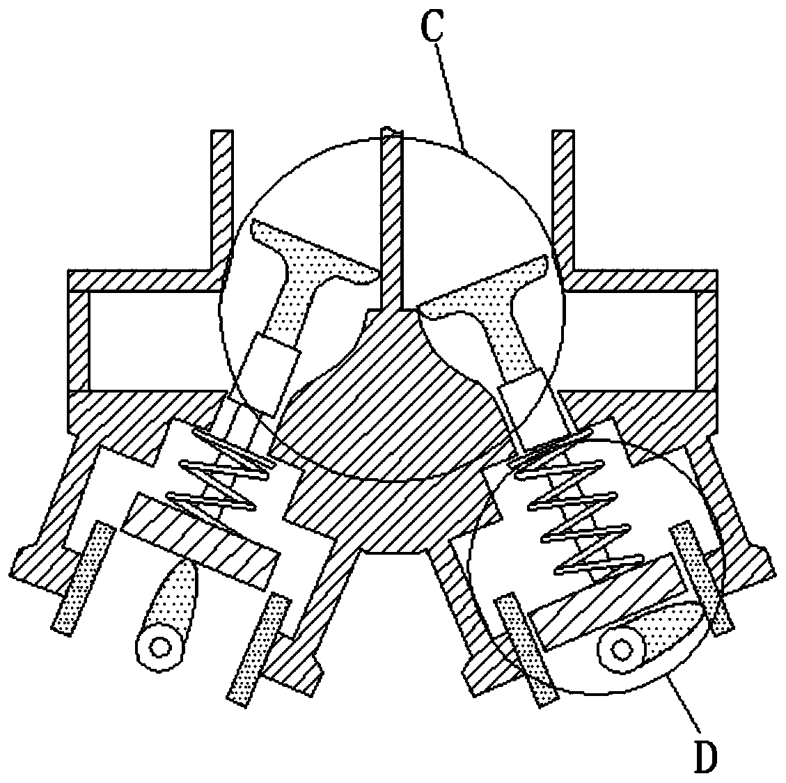 Intelligent mixing machine capable of mixing materials in proportion based on gravity change