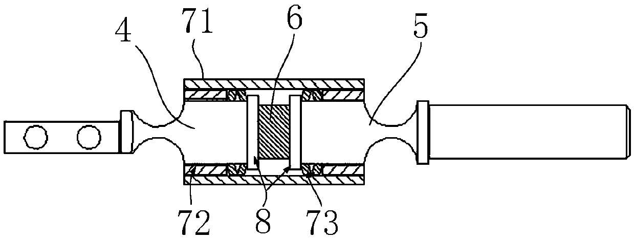 Pre-tightened parallel six-dimensionality acceleration sensor and measuring and sensitivity analyzing method thereof