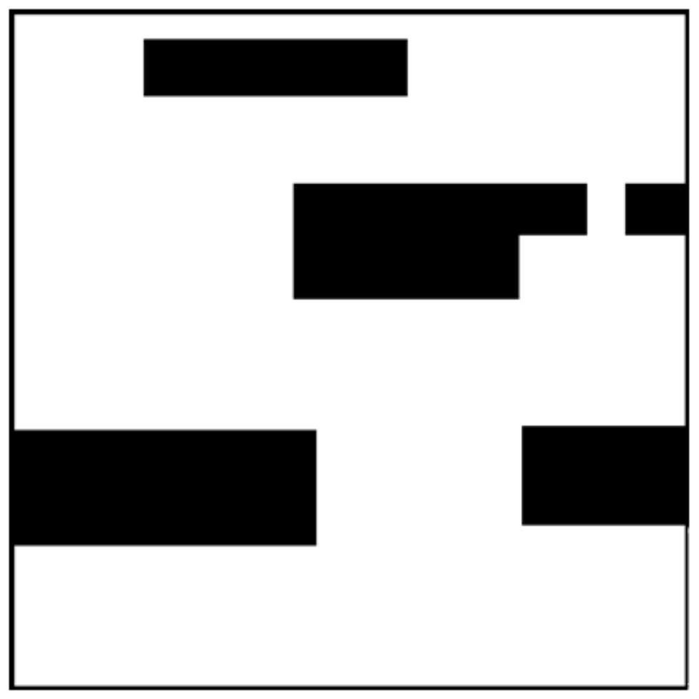 Robot path planning method and system based on skeleton extraction of passable area