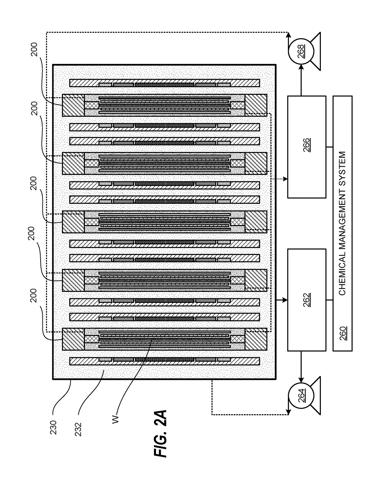 Wet processing system and method of operating
