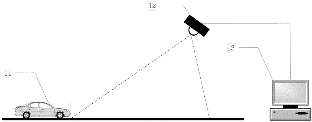 Automobile driving path identification system based on automotive electronic identification, and method thereof