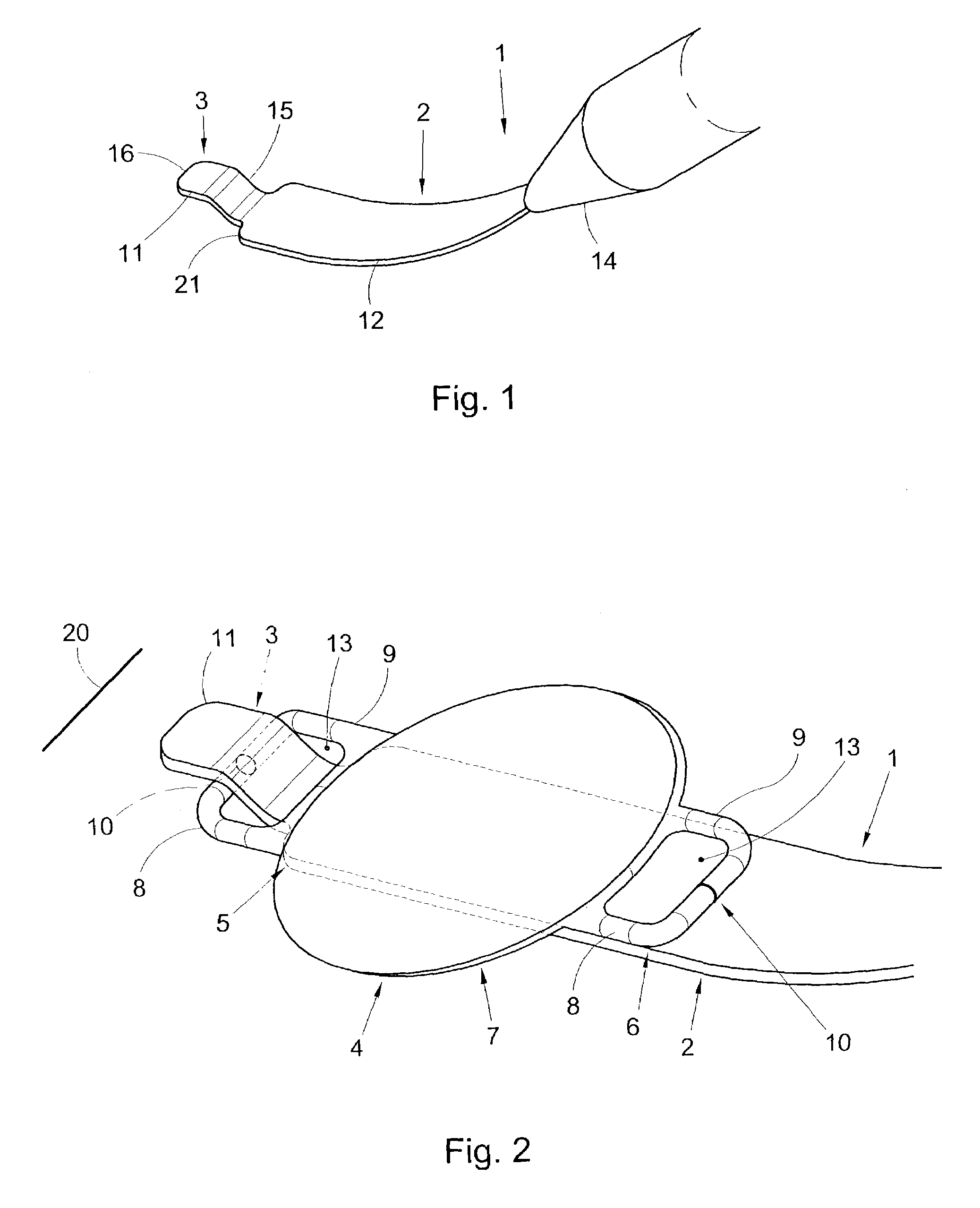 Intraocular lens for implantation in an eye and instrument and methods for insertion of such a lens