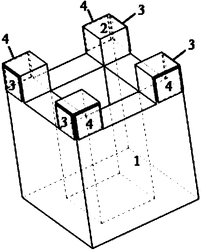 Prop drawing-shaped micro-mechanical solid fluctuating modal matching gyroscope