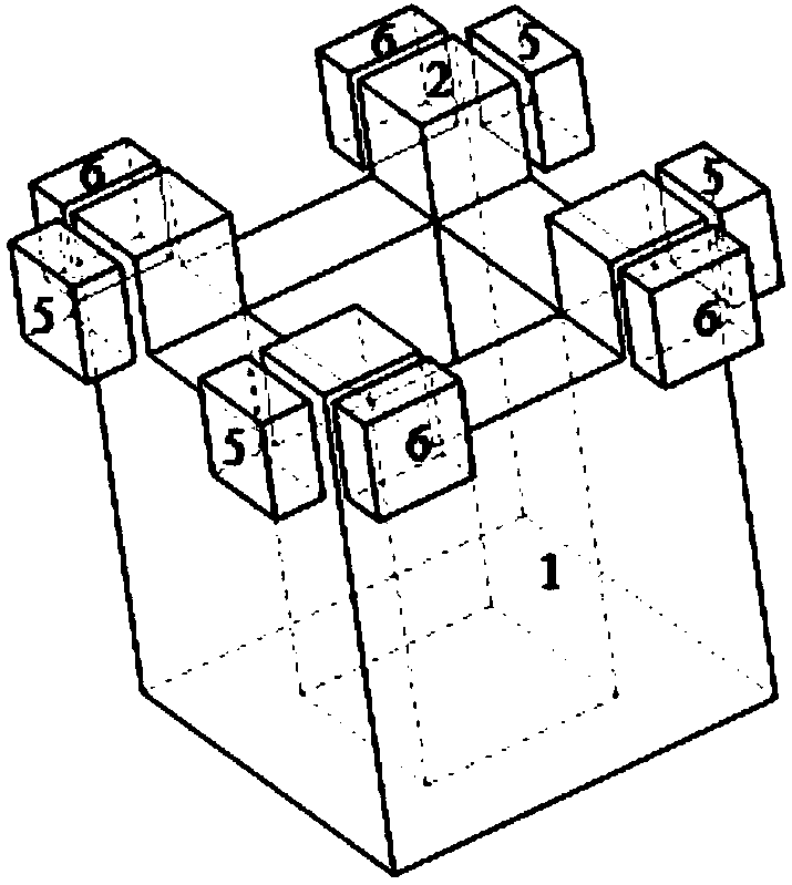 Prop drawing-shaped micro-mechanical solid fluctuating modal matching gyroscope