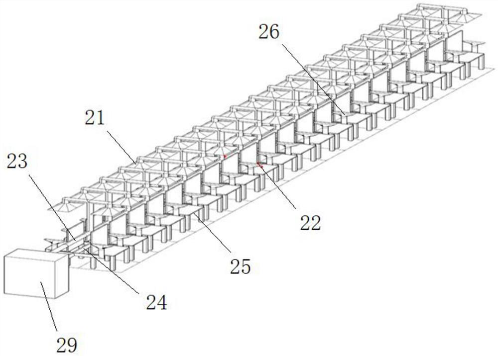 Epidemic prevention emergency air supply and return disinfection device and epidemic prevention emergency system