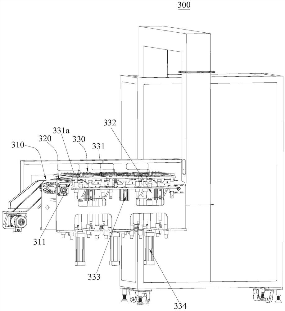 Battery discharge detection mechanism and its testing equipment