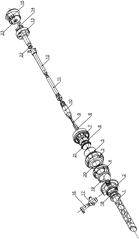 Puncture cone component of disposable puncture outfit